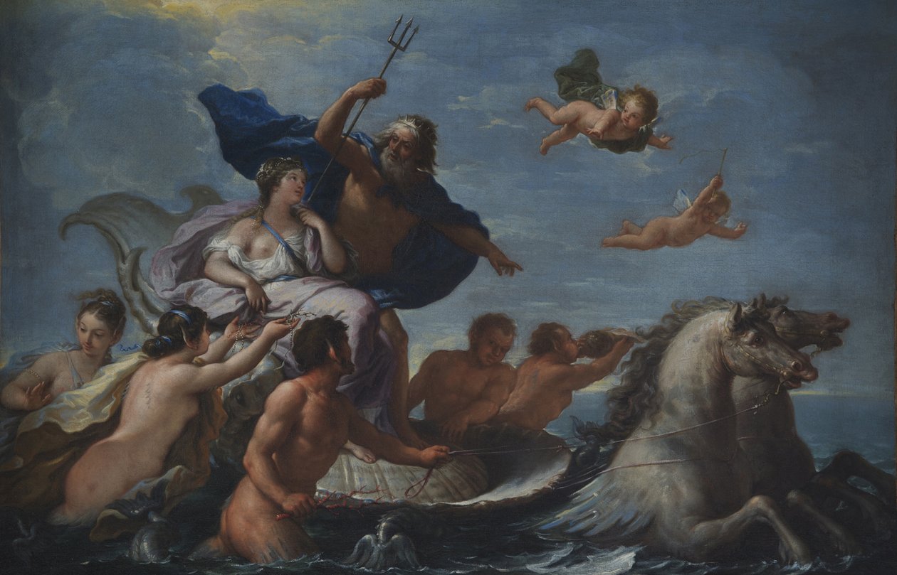 Triumph von Neptun und Amphitrite von Paolo di Matteis