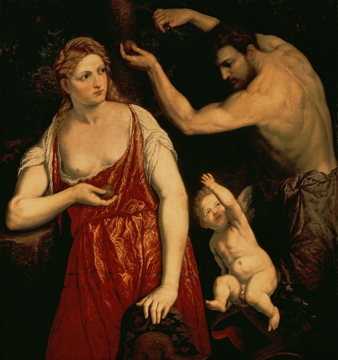 Venus und Mars, 1550er Jahre von Paris Bordone