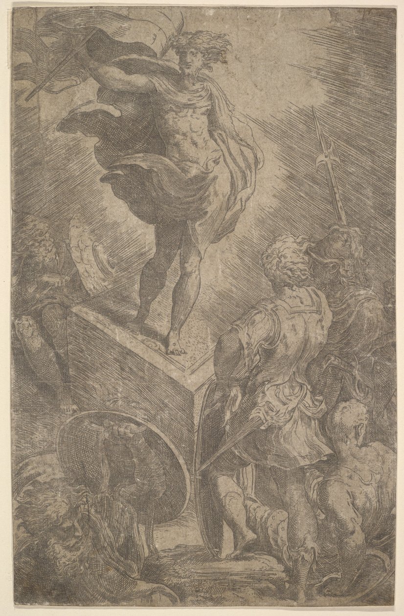 Auferstehung (frühes 16. Jahrhundert) von Parmigianino