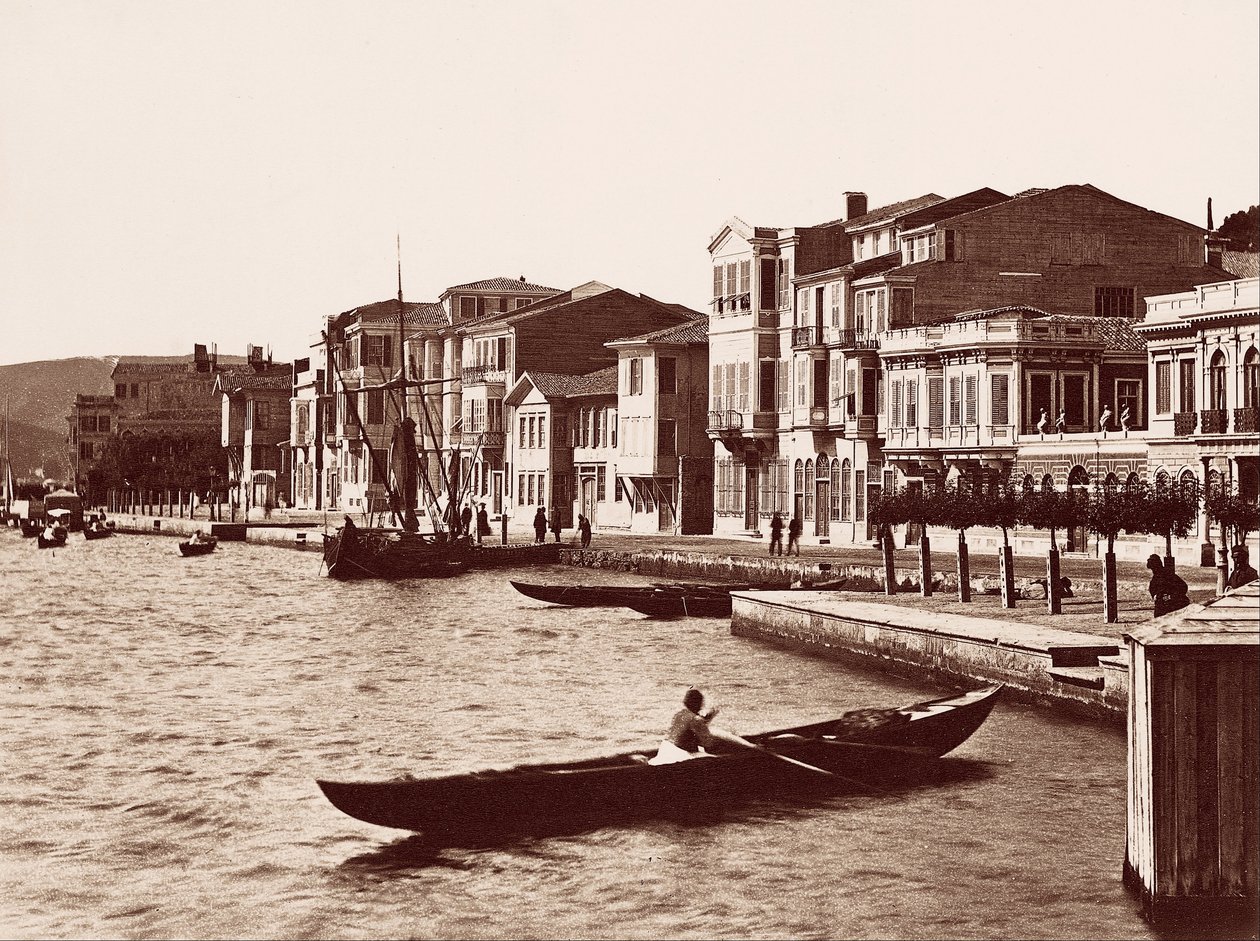 Büyükdere Uferpromenade von J. Pascal Sebah