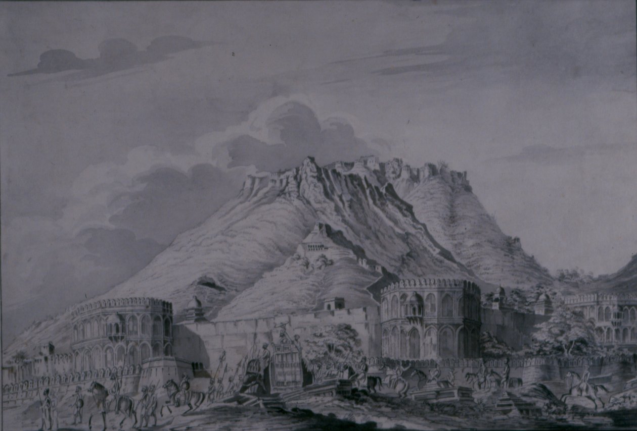 Festung und Stadt Ajmere von Patrick Waugh