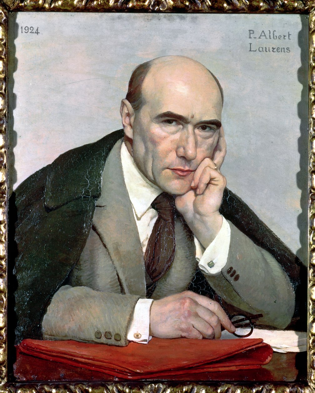 Porträt von Andre Gide (1869-1951) 1924 von Paul Albert Laurens