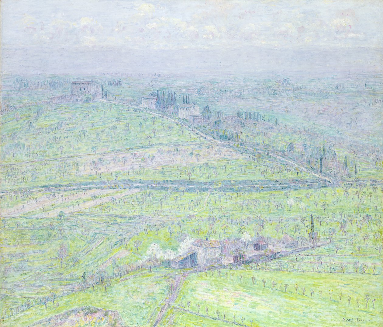 Toskanische Landschaft von Paul Baum