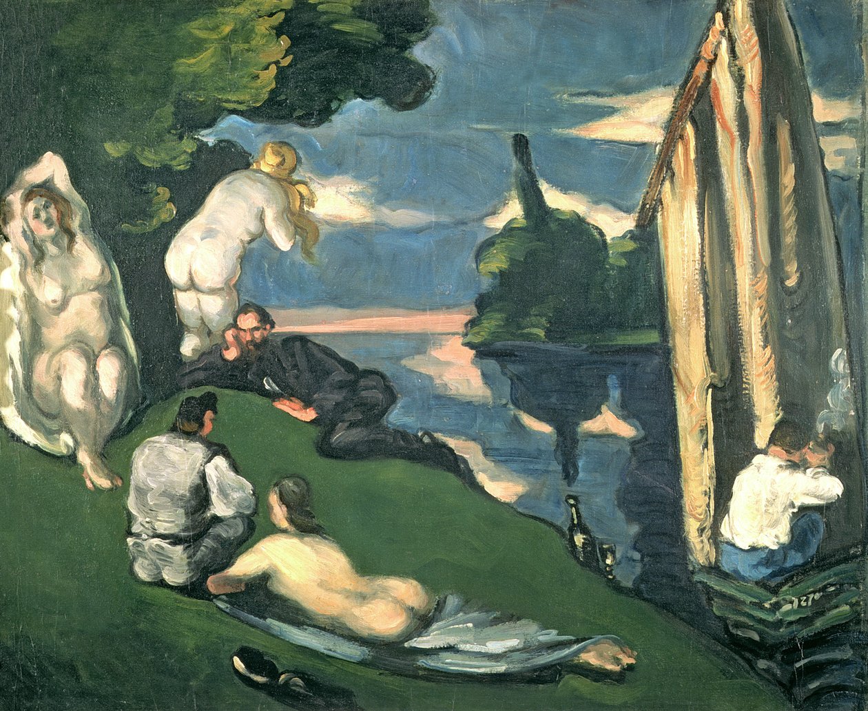 Pastorale oder Idyll von Paul Cézanne