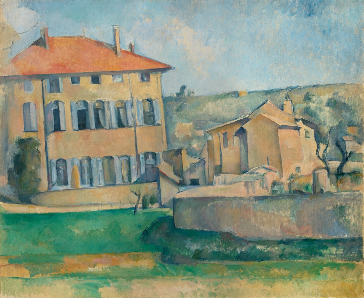 Das Haus in Aix (Jas de Bouffan) von Paul Cézanne