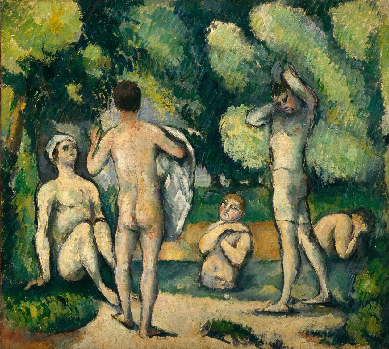 Badende, ca. 1880 von Paul Cézanne