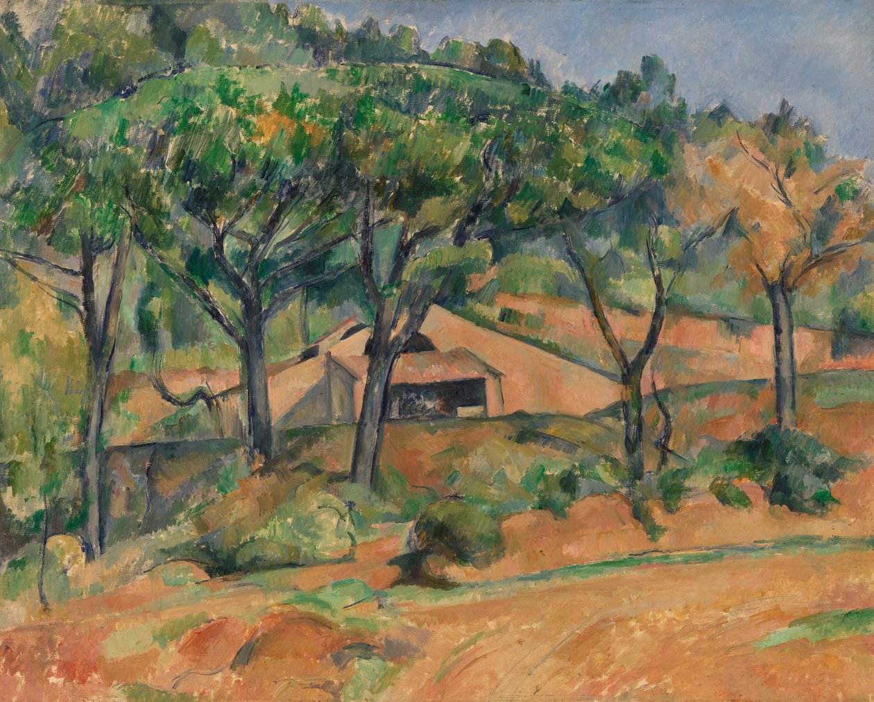 Haus in der Provence, ca. 1890 von Paul Cézanne