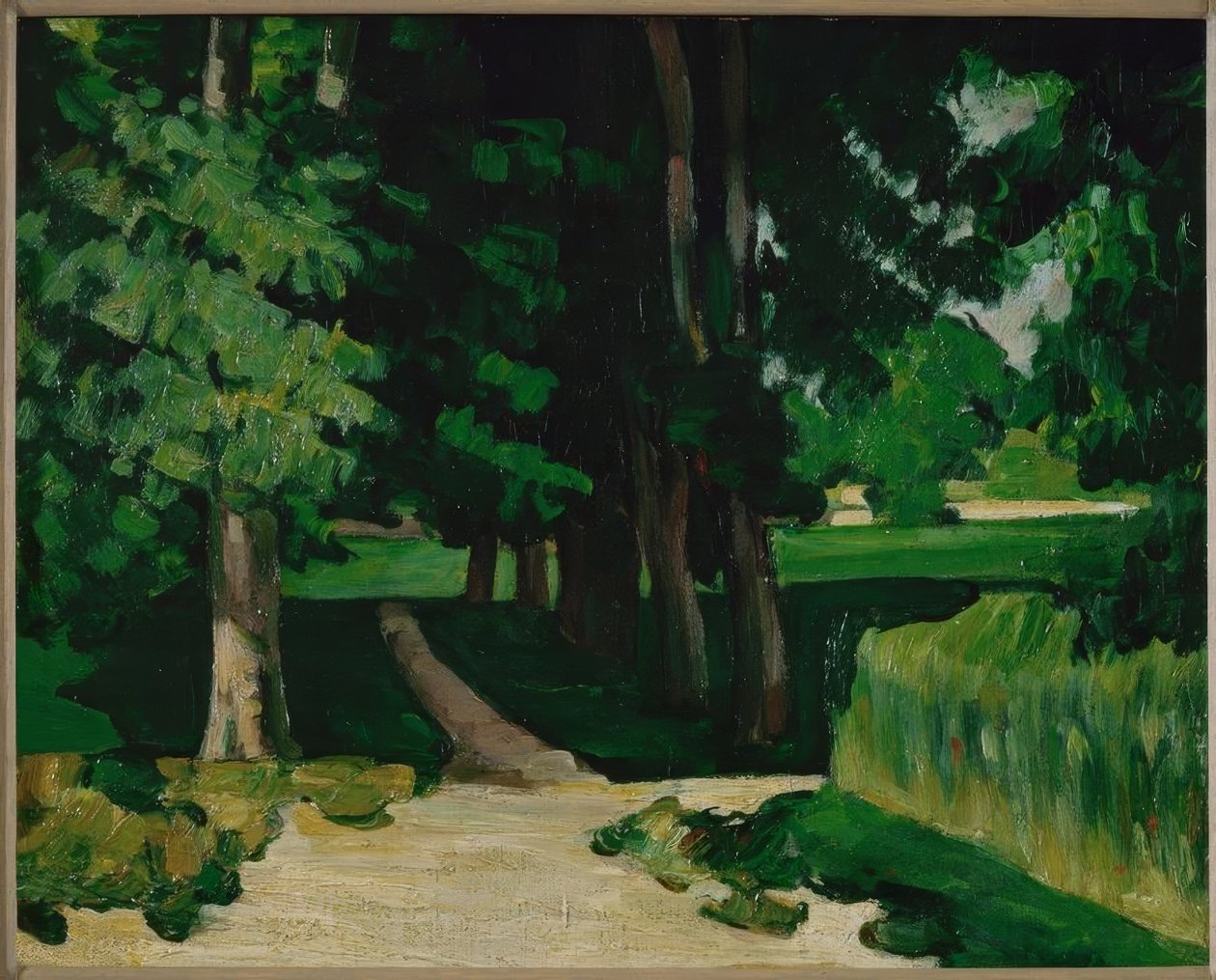Die Kastanienallee im Jas de Bouffan von Paul Cézanne