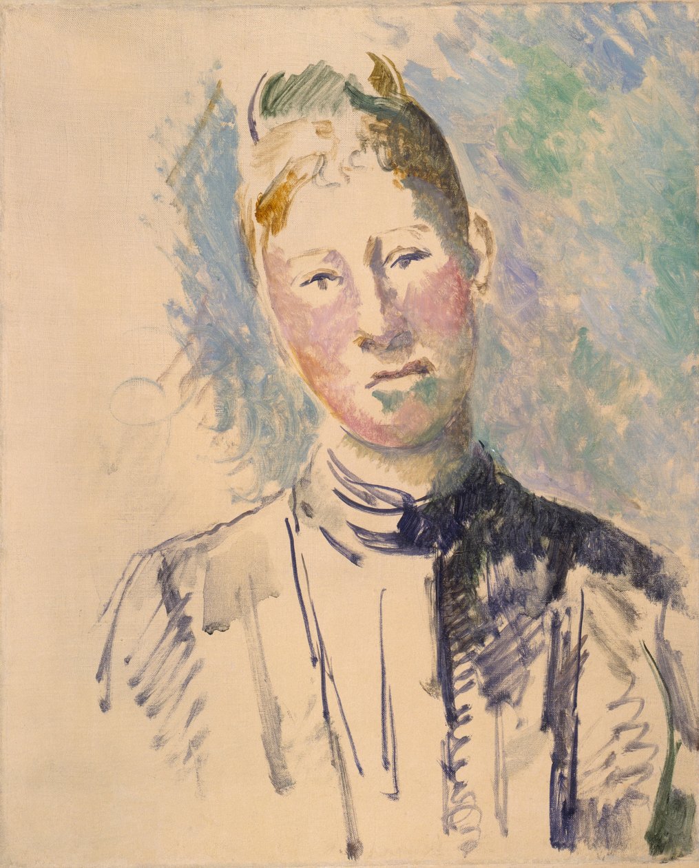 Madame Cézanne von Paul Cézanne