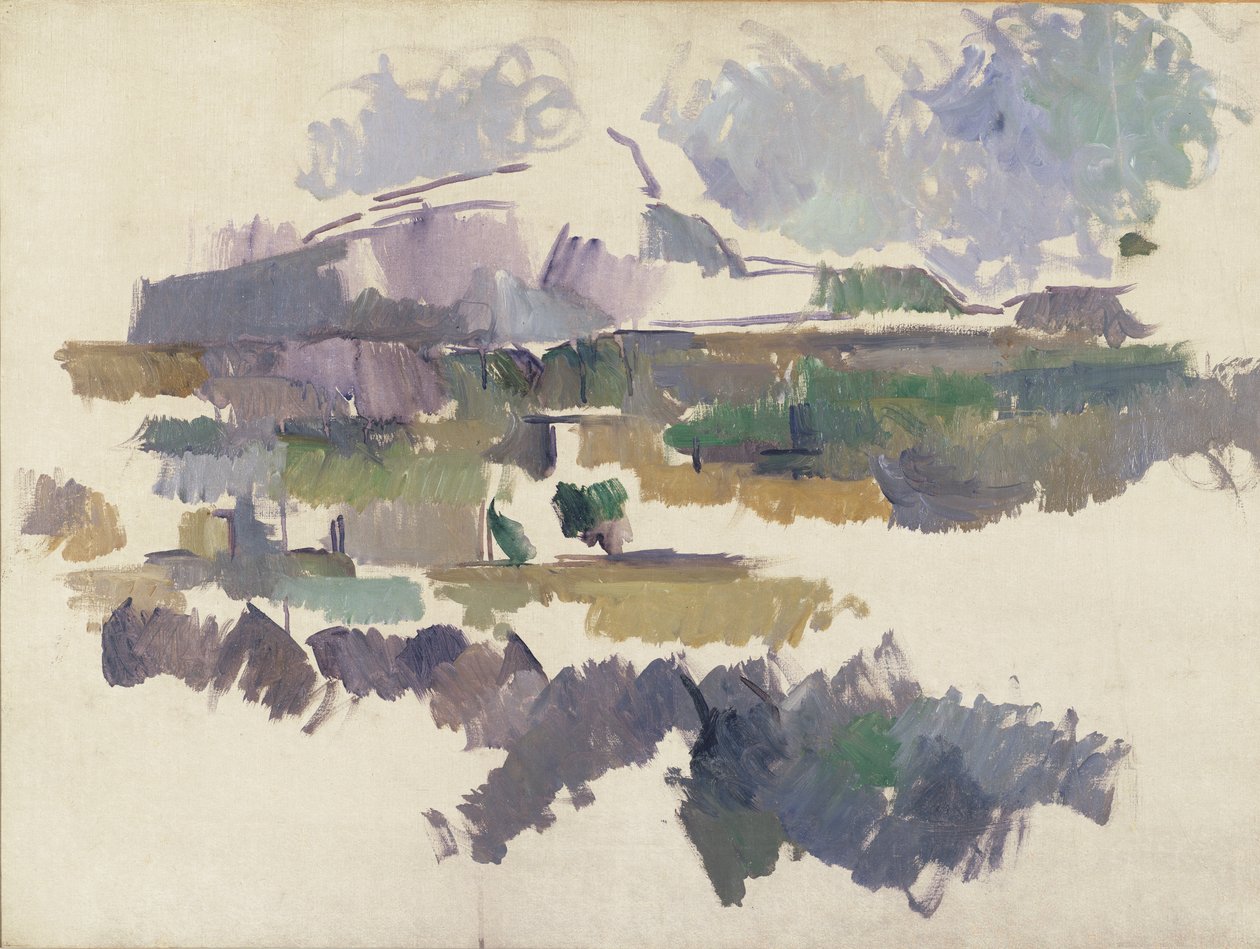 Montagne Sainte-Victoire, 1904-05 von Paul Cézanne