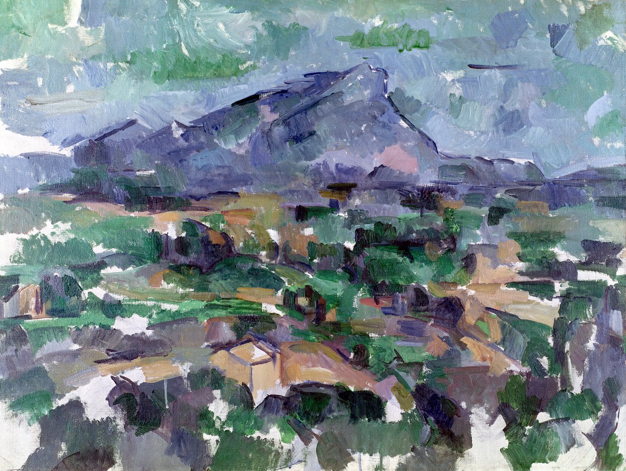 Montagne Sainte-Victoire, 1904-06 von Paul Cézanne