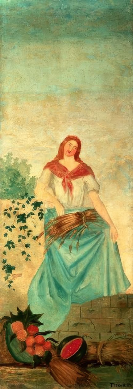 Paul Cézanne, Der Sommer (1859–62) von Paul Cézanne