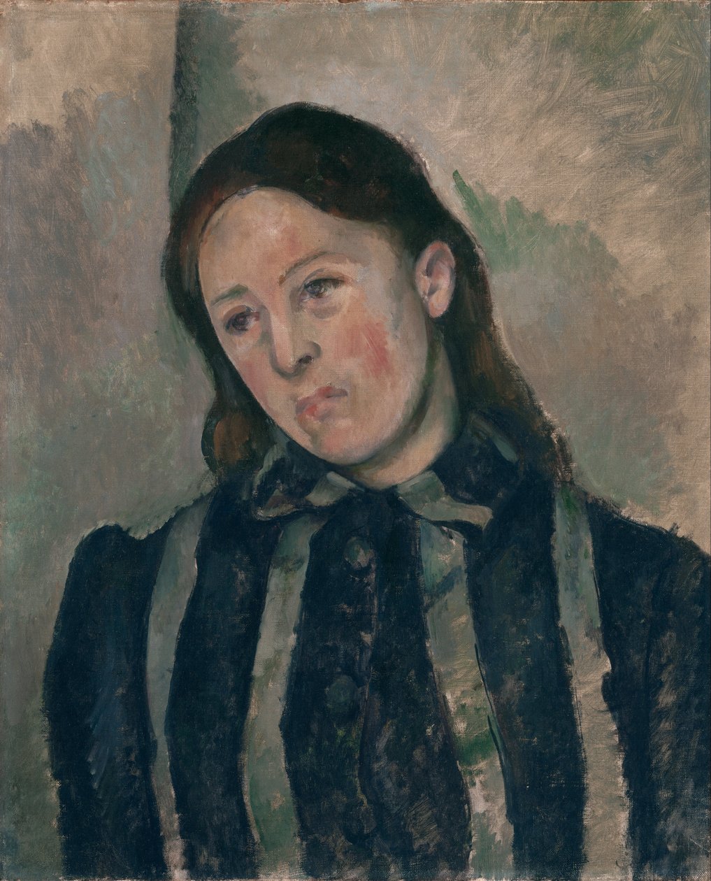 Porträt von Madame Cézanne von Paul Cézanne