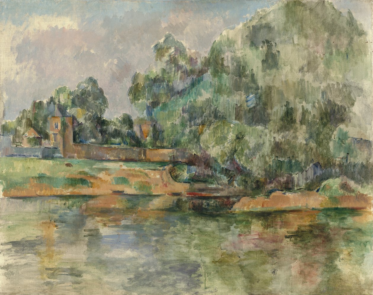 Flussufer, ca. 1895 von Paul Cézanne