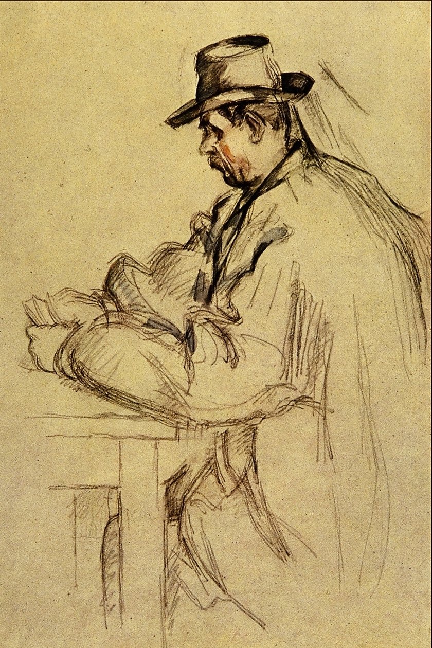 Studie für Kartenspieler von Paul Cézanne