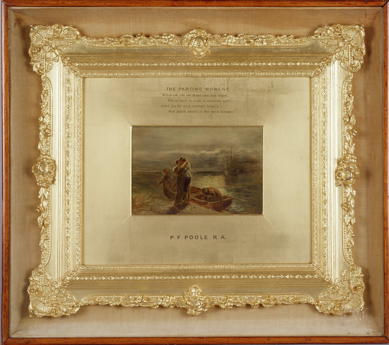 Der Abschiedsmoment, 1856 von Paul Falconer Poole