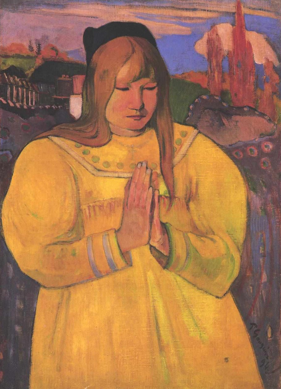Betende Bretonin von Paul Gauguin