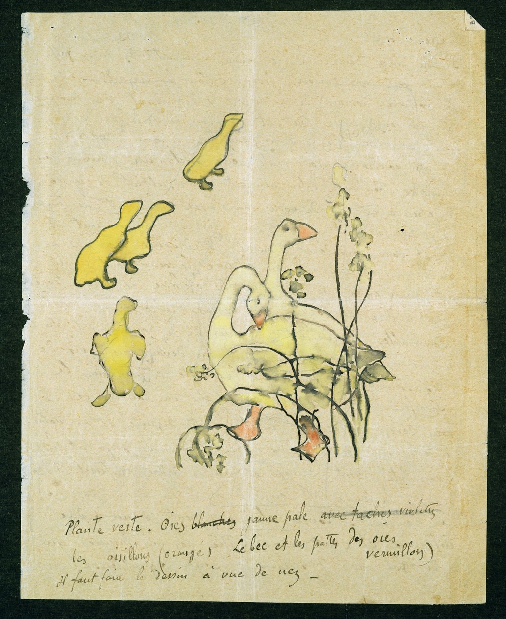 Gänse und Küken von Paul Gauguin