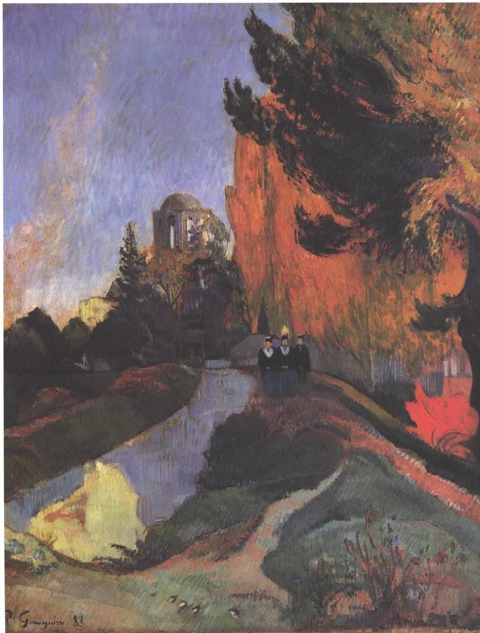 Les Alyscamps von Paul Gauguin