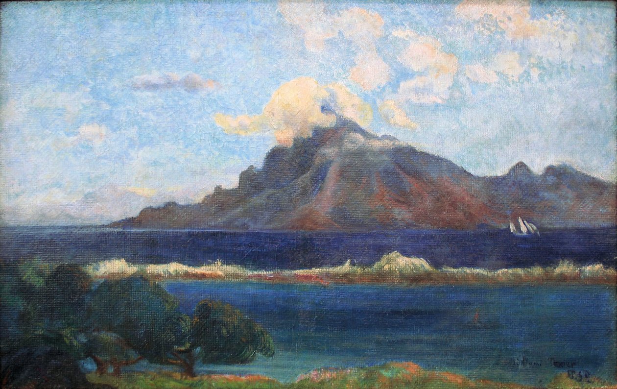 Landschaft von Te Vaa von Paul Gauguin