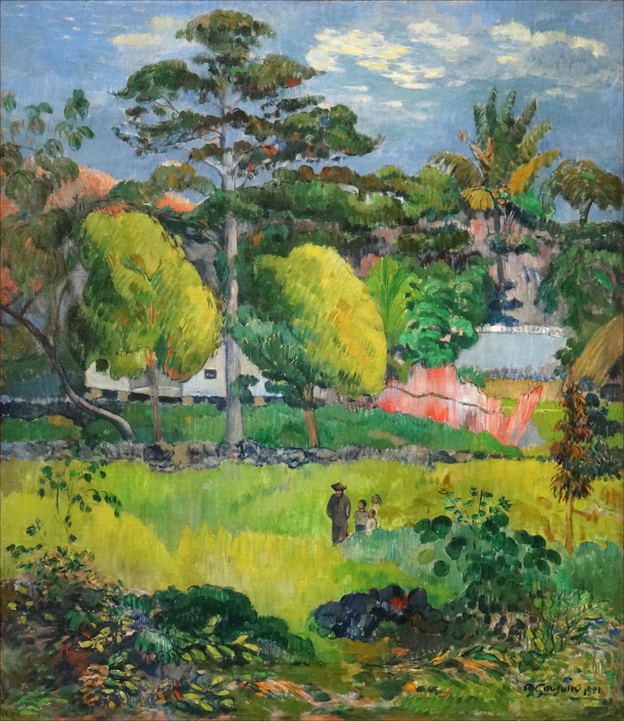 Landschaft von Paul Gauguin