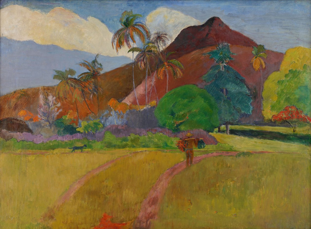 Tahitianische Landschaft, 1891 von Paul Gauguin