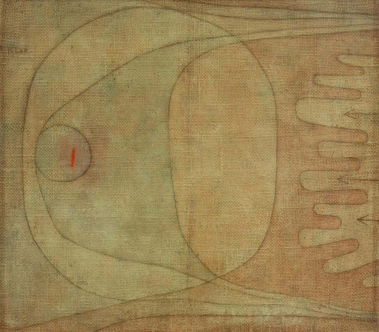 Angst von Paul Klee