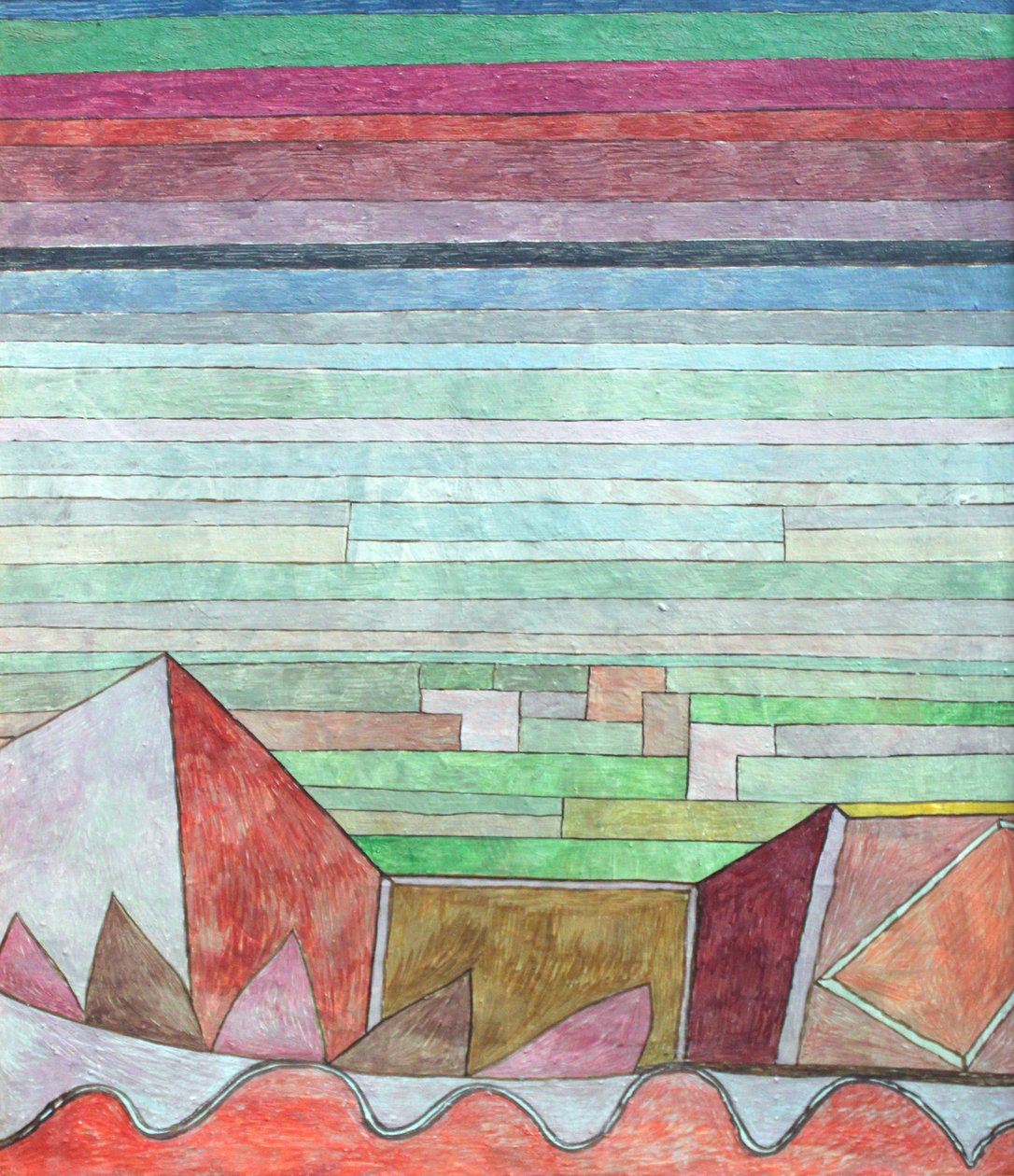 Blick in das Fruchtland von Paul Klee