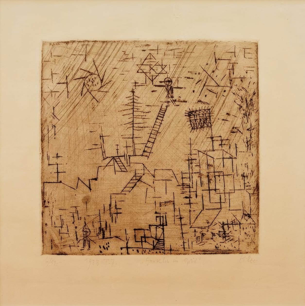 Gaukler im April von Paul Klee