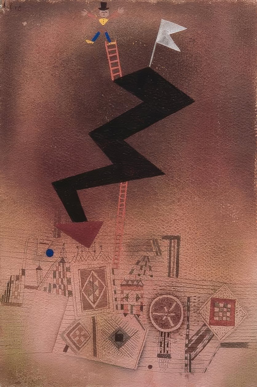 Gebannter Blitz von Paul Klee