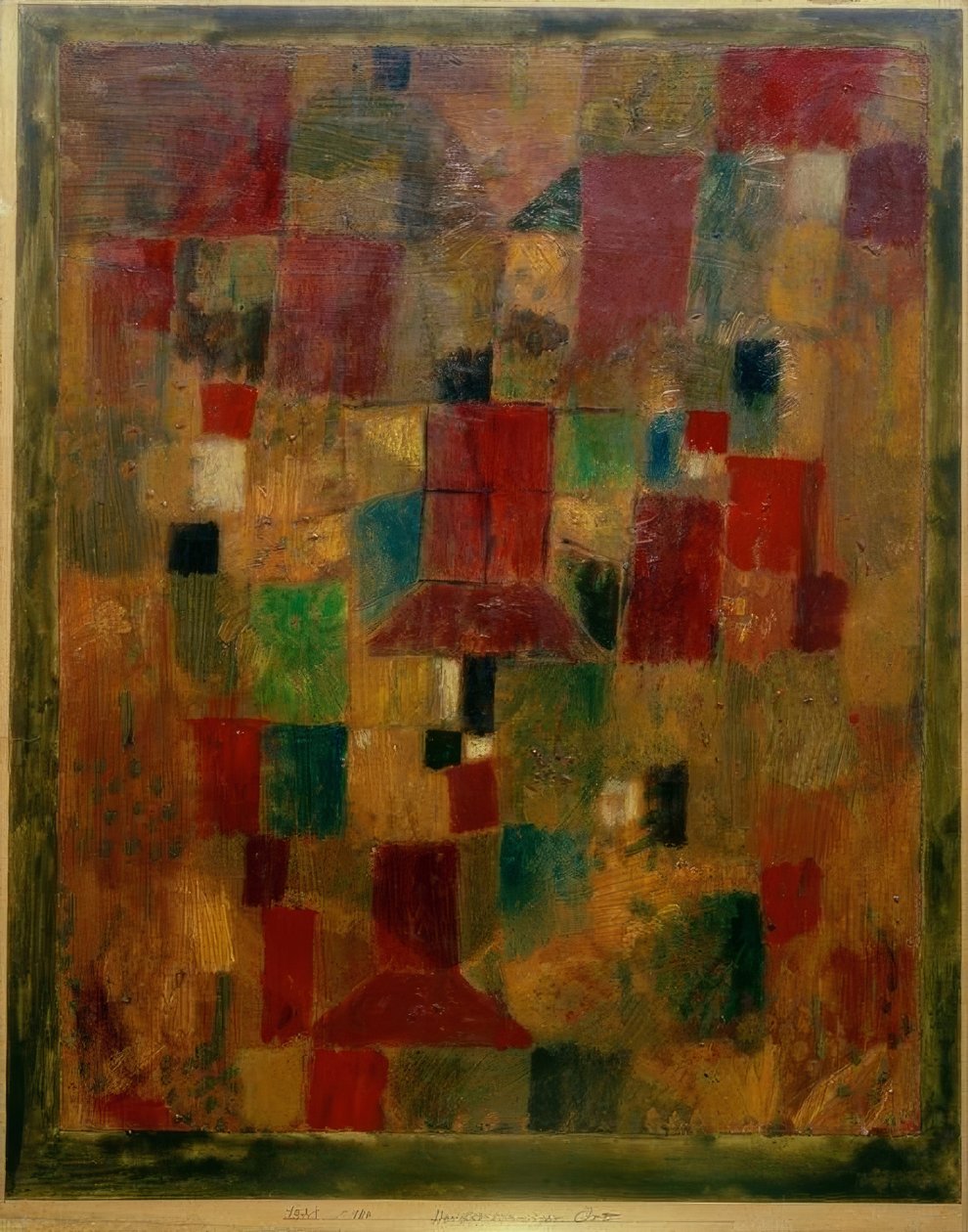 Herbstsonniger Ort von Paul Klee