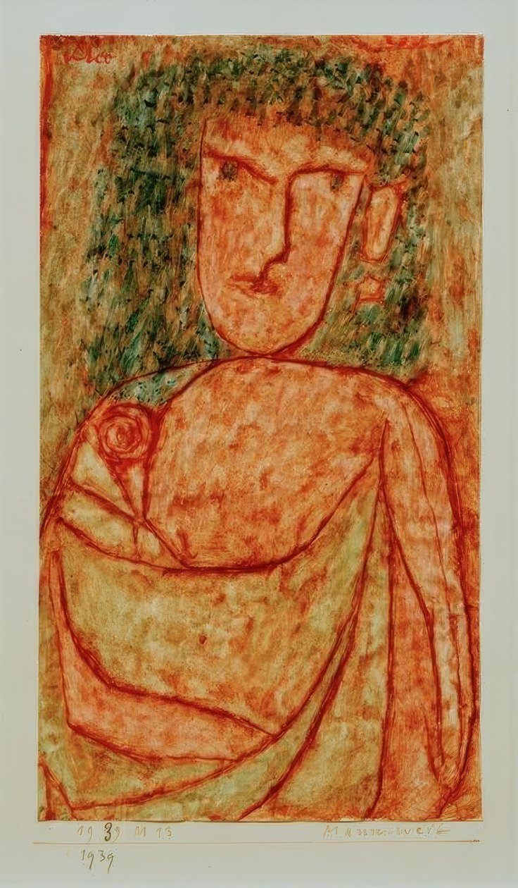 Mannweib (aus einem verschollenen antiken Roman) von Paul Klee