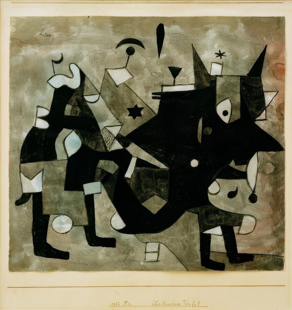 Überladener Teufel von Paul Klee