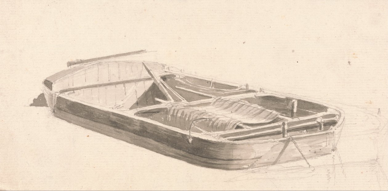 Lastkahn von Paul Sandby
