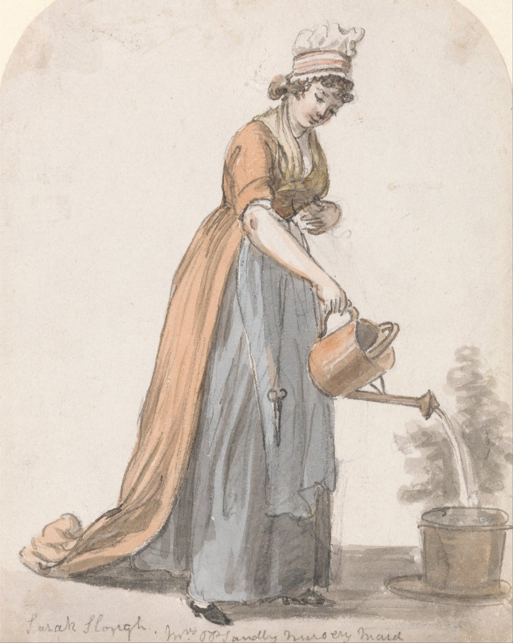 Sara Hough, Kindermädchen von Mrs. T. P. Sandby von Paul Sandby