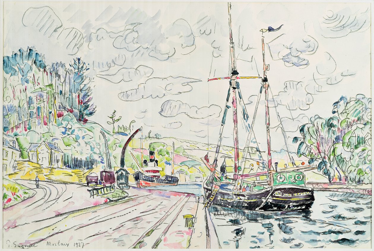 Morlaix, 1927 von Paul Signac