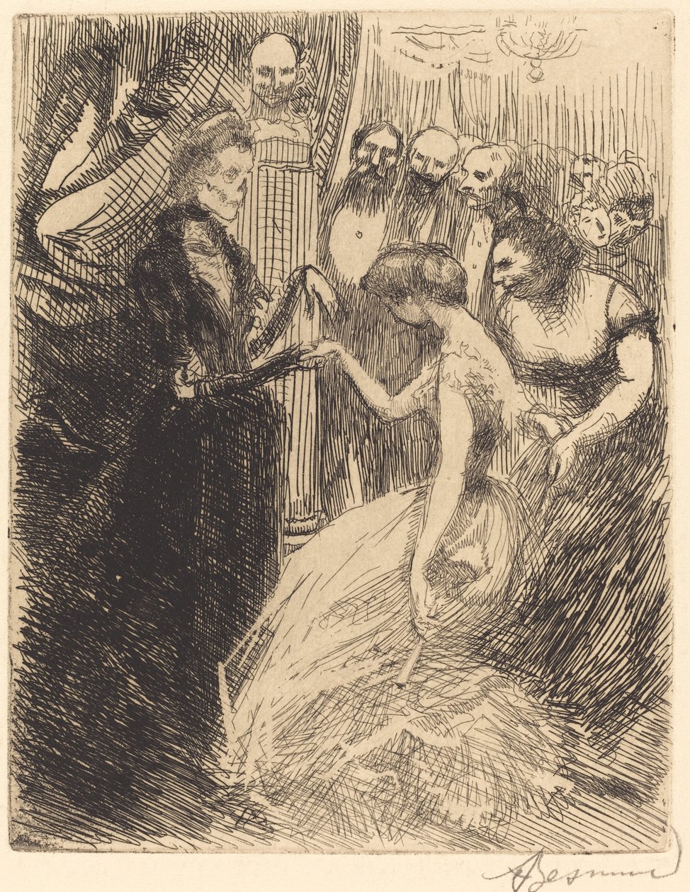 Die Präsentation, 1900 von Paul Albert Besnard