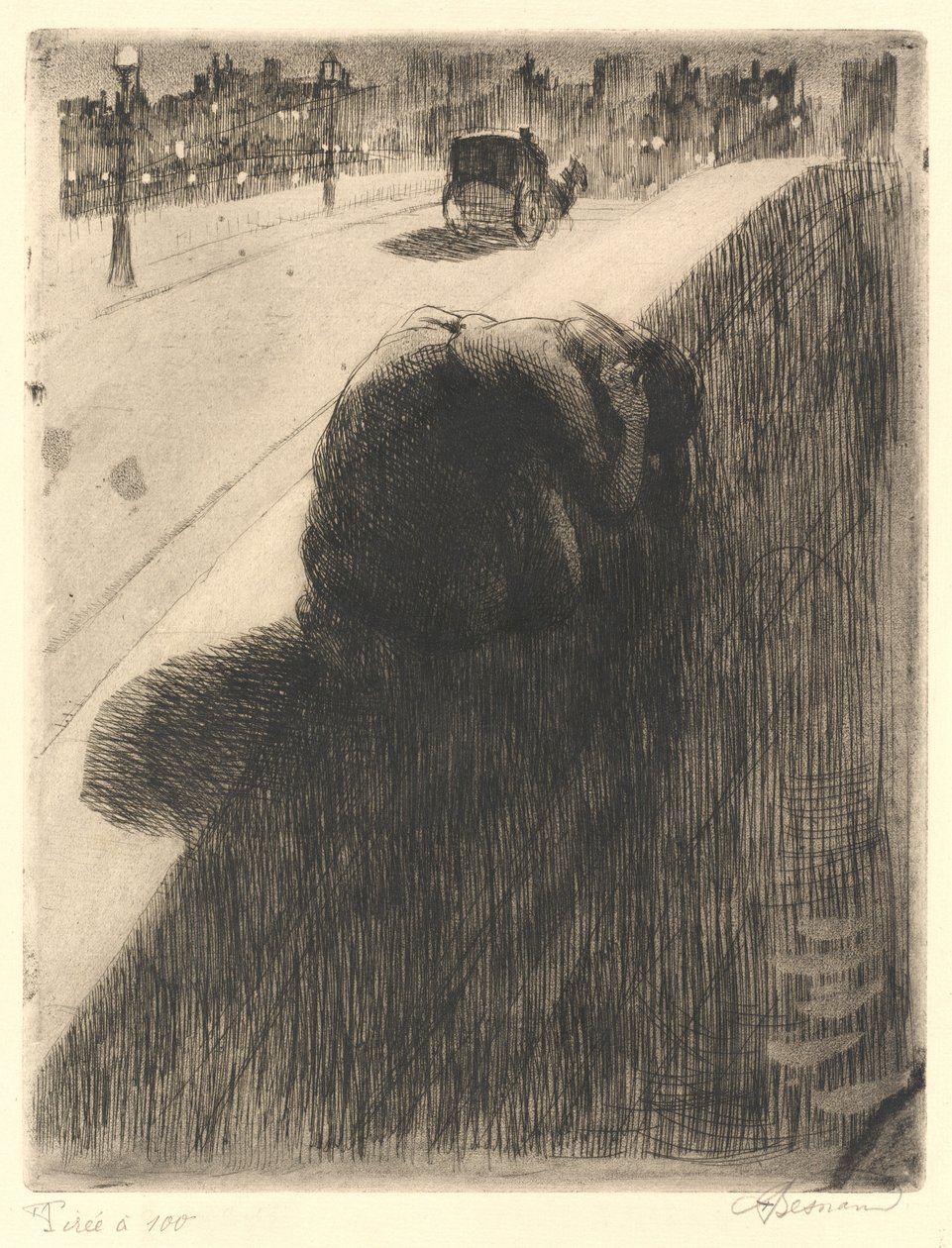 Der Selbstmord Le Suicide von Paul Albert Besnard