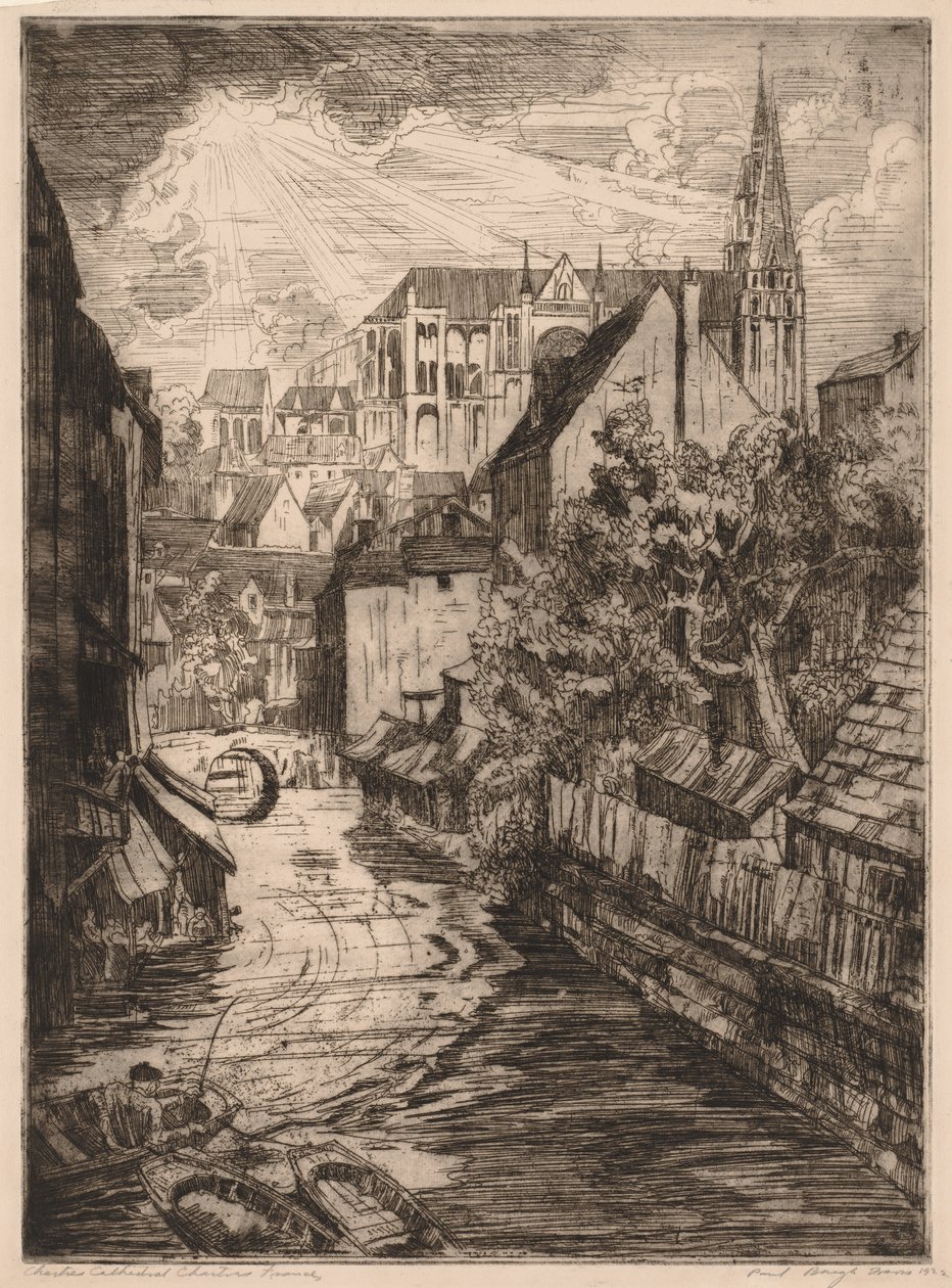 Kathedrale von Chartres, Chartres, Frankreich von Paul B. Travis