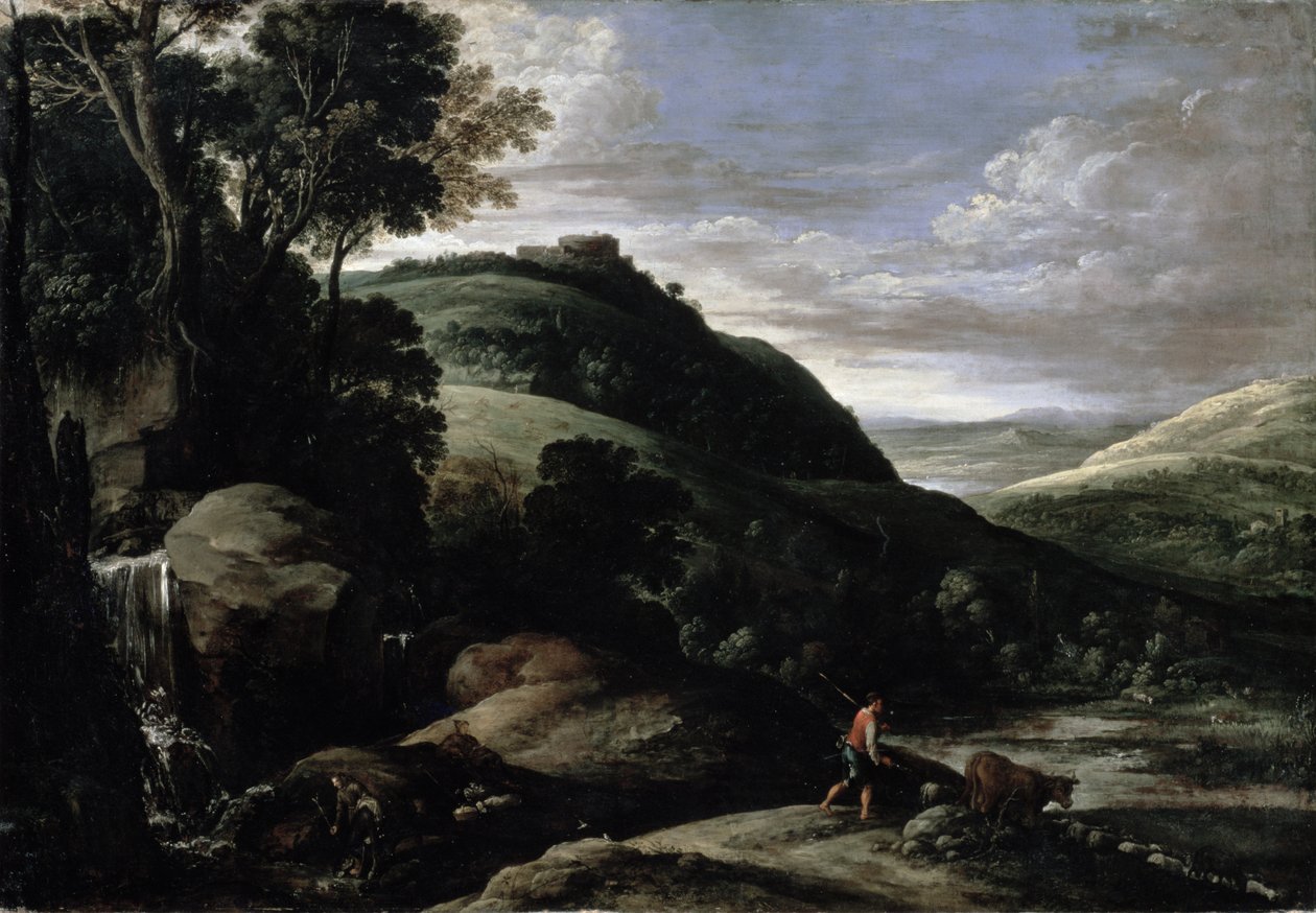 Hügelige Landschaft von Paul Bril