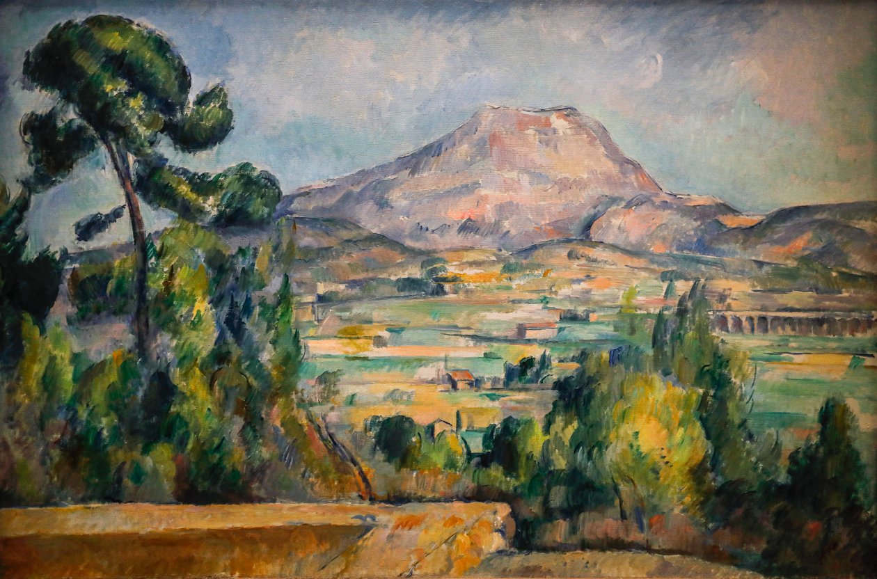 Berg Sainte-Victoire 1890 von Paul Cézanne
