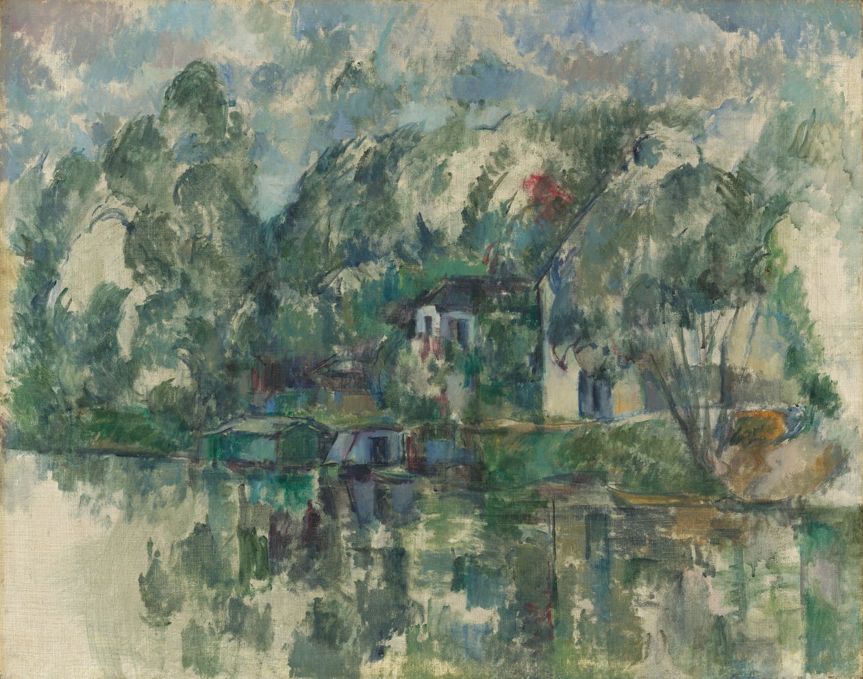 Am Wasser von Paul Cézanne