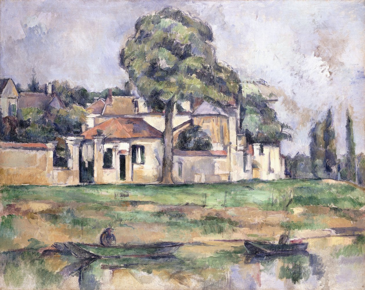 Ufer der Marne, 1888 von Paul Cézanne