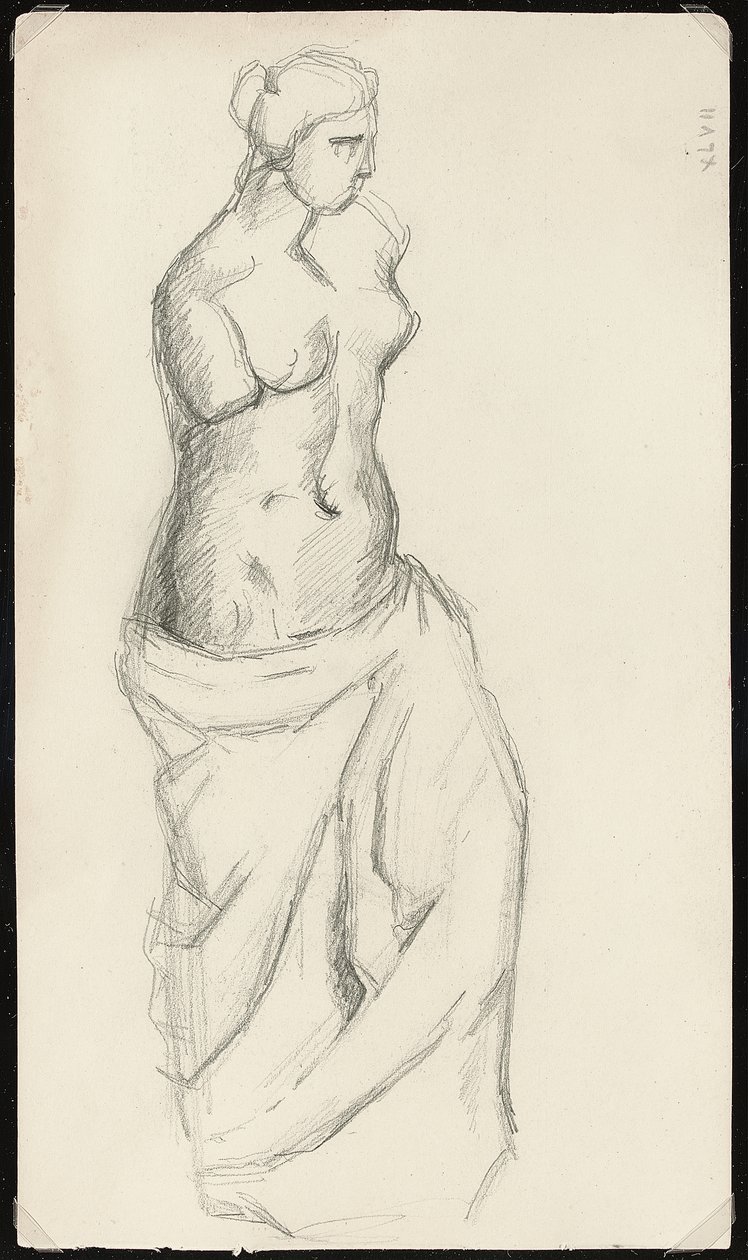 Nach der Antike: Venus von Milo, ca. 1872-73 von Paul Cézanne