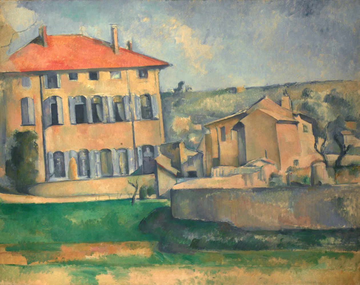 Haus in Aix, 1885-1887 von Paul Cézanne