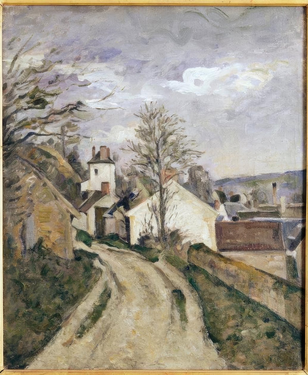 Das Haus des Doktor Gachet in Auvers von Paul Cézanne