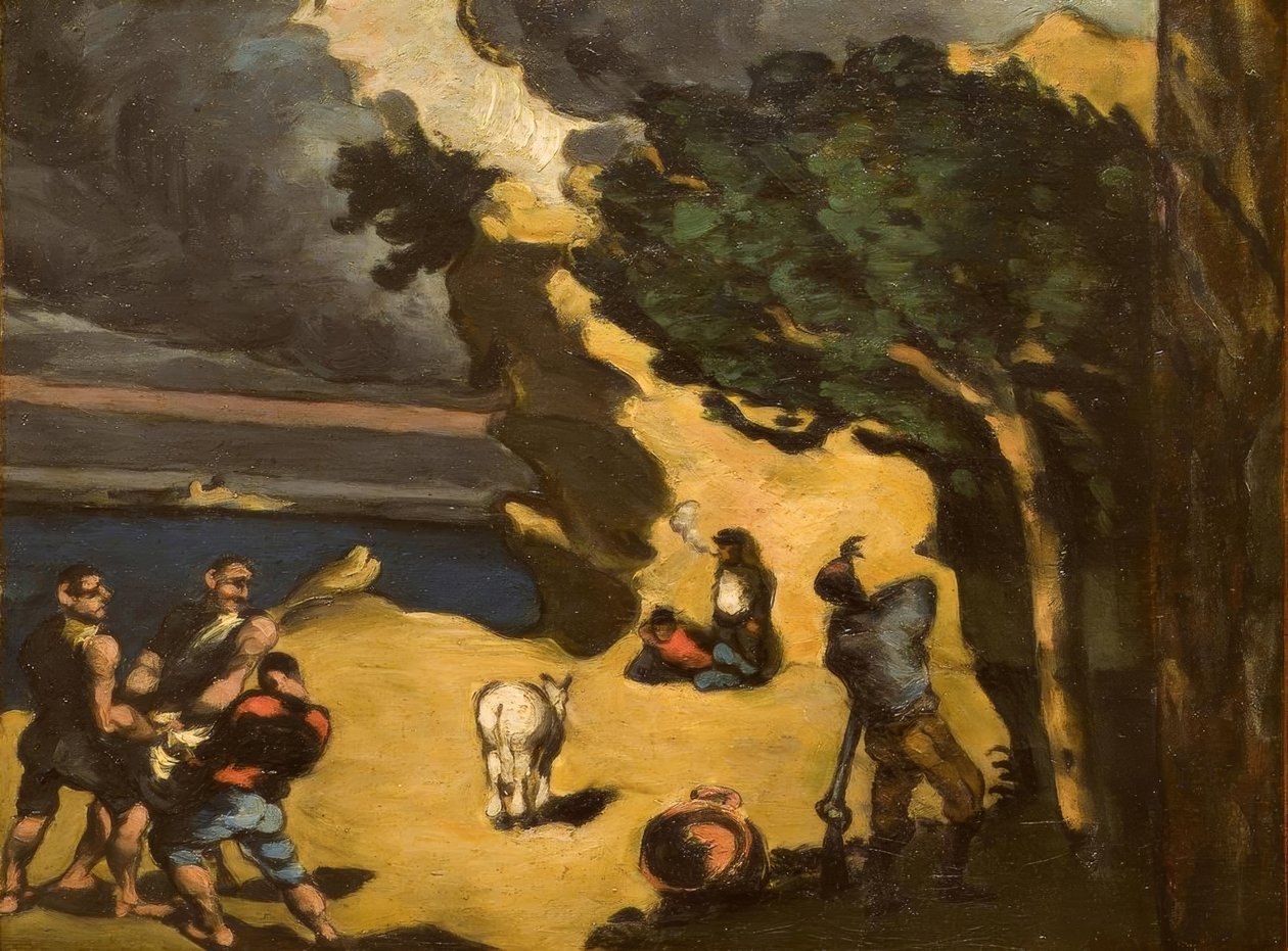 Die Esel-Diebe von Paul Cézanne