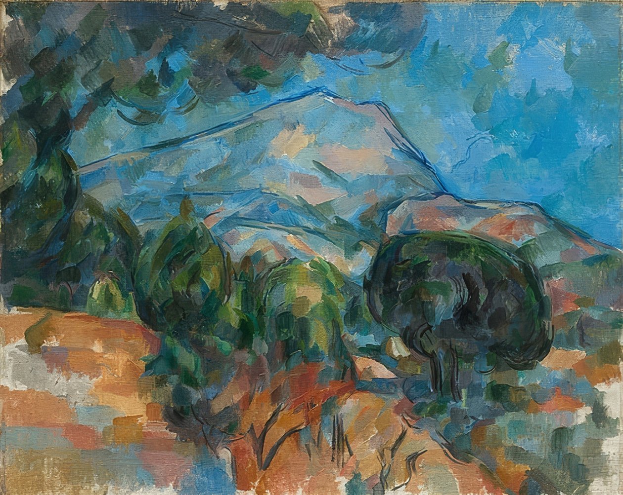 Mont Sainte-Victoire von Paul Cézanne