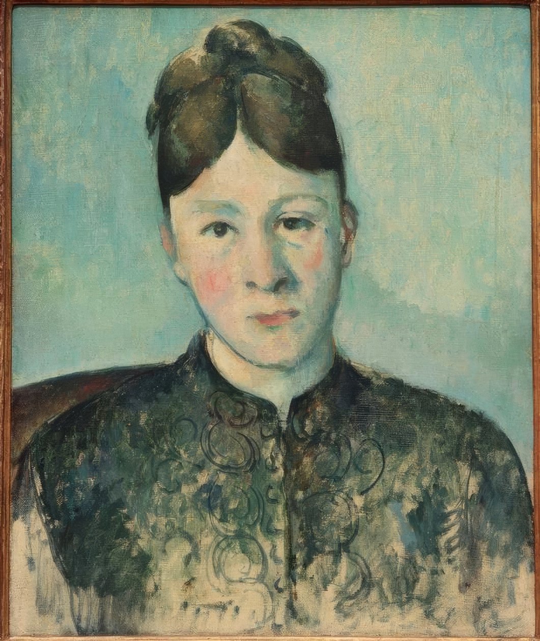 Porträt von Madame Cézanne von Paul Cézanne