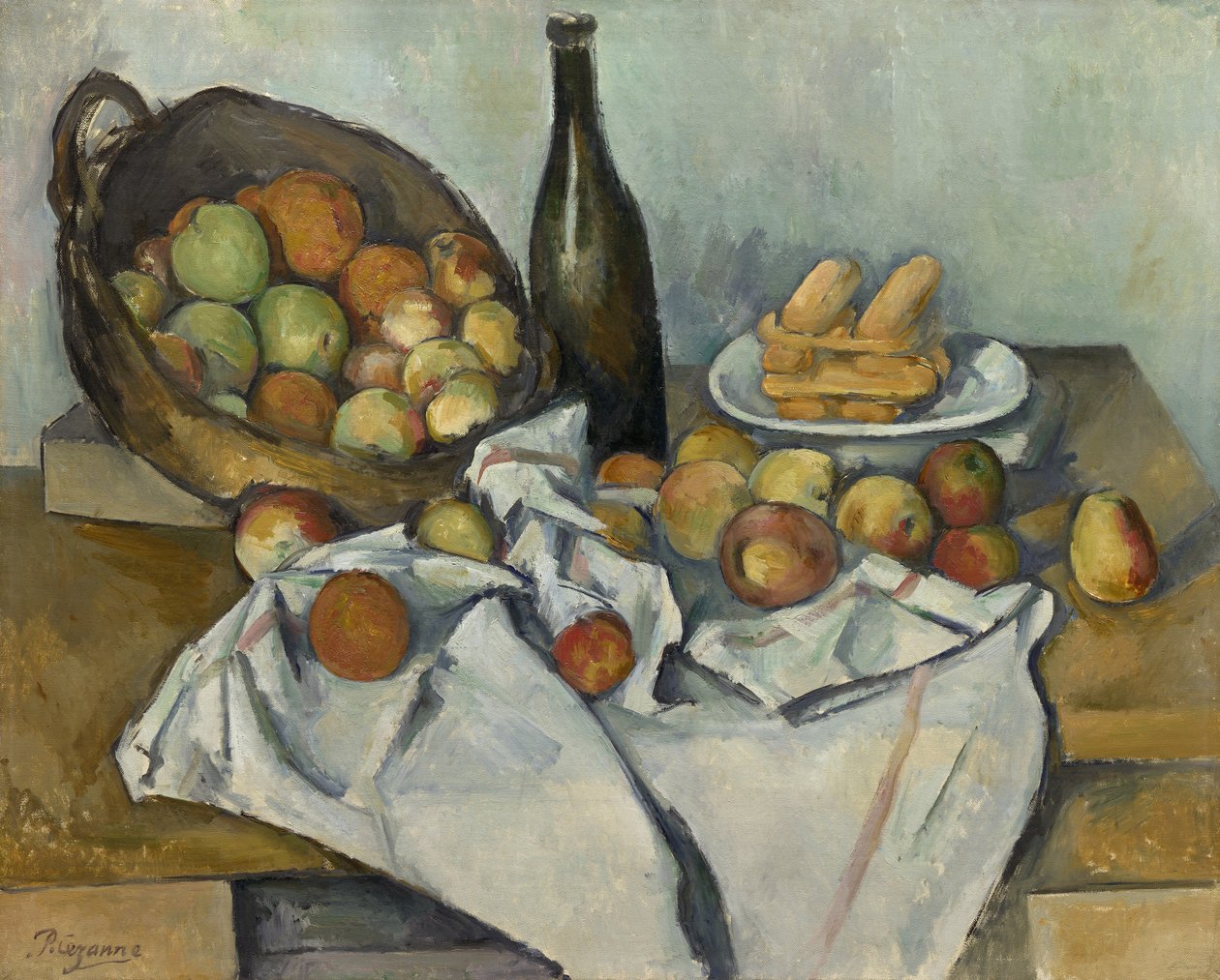 Der Korb mit Äpfeln, ca. 1893 von Paul Cézanne